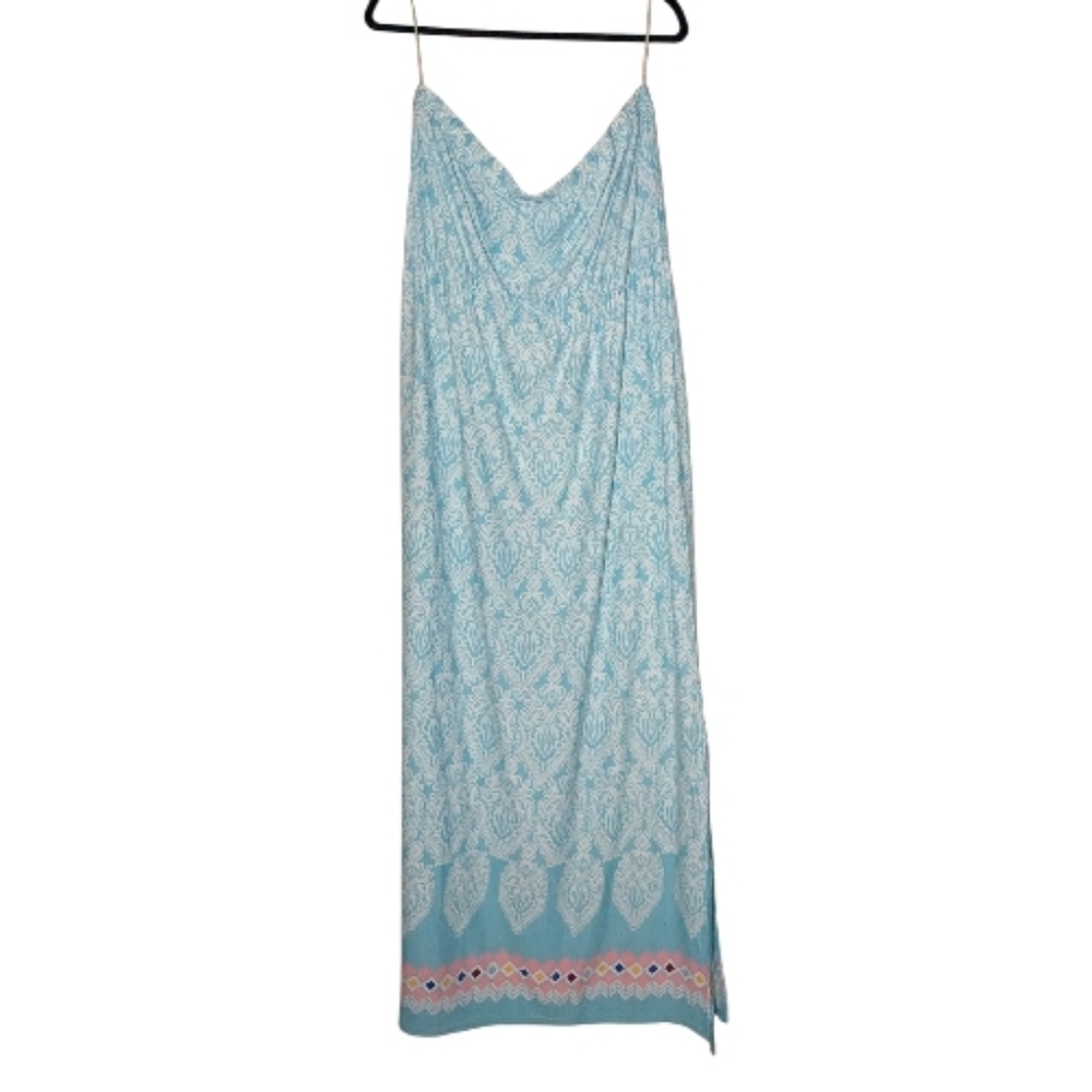 Last Exit Paisley Print Maxi Dress, 3X-Large